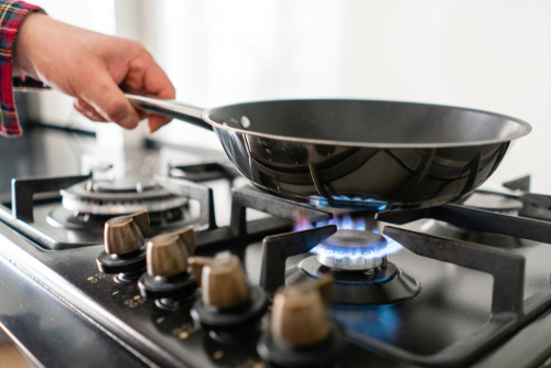 propane stove cooking